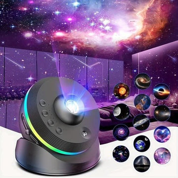 13-in-1 Planetarium Galaxy Projector LED Space Mood Lamp for Babies Kids Adults - Nugentra