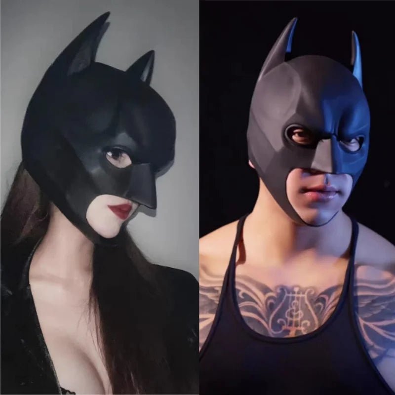 Bat Mask Latex Adult Cosplay Halloween Party Masquerade Carnival Camouflage Headgear Costume Props - Nugentra