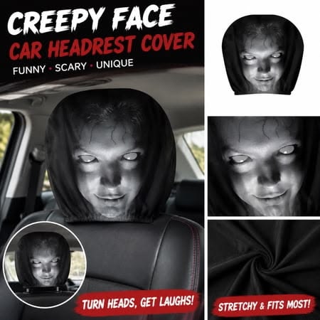 Car Headrest Covers (Set of 2) | Stretchy Universal Fit for All Vehicles - Nugentra