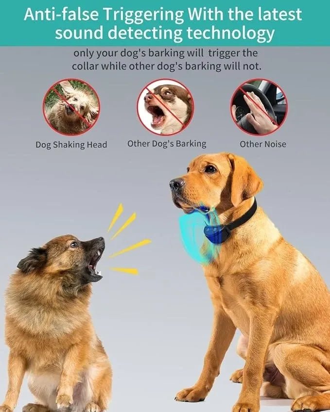 Dog Bark Collar, Automatic Smart Anti Barking Collar - Nugentra
