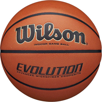 Wilson Evolution Basketball 29.5” Official Indoor Game Ball Black Composite Lea