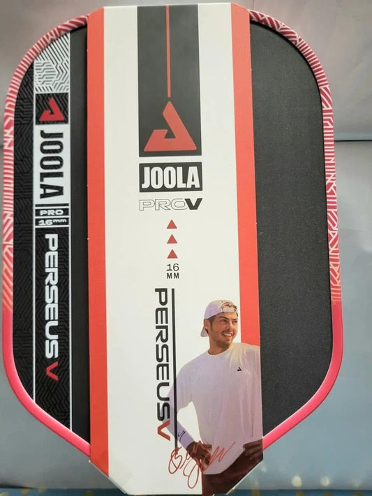 JOOLA Ben Johns Perseus Pro V Blaze Red 16mm Pickleball Paddle Perseus V - Nugentra