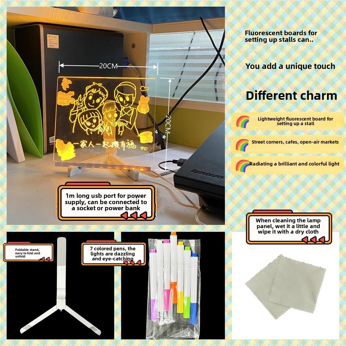 LED drawing board - Nugentra