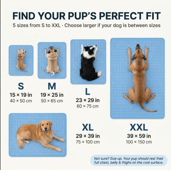 Nugentra™ Pet Cooling Mat – Self-Cooling Dog & Cat Mat - Nugentra