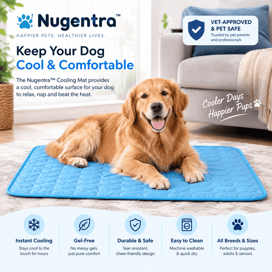 Nugentra™ Pet Cooling Mat – Self-Cooling Dog & Cat Mat - Nugentra