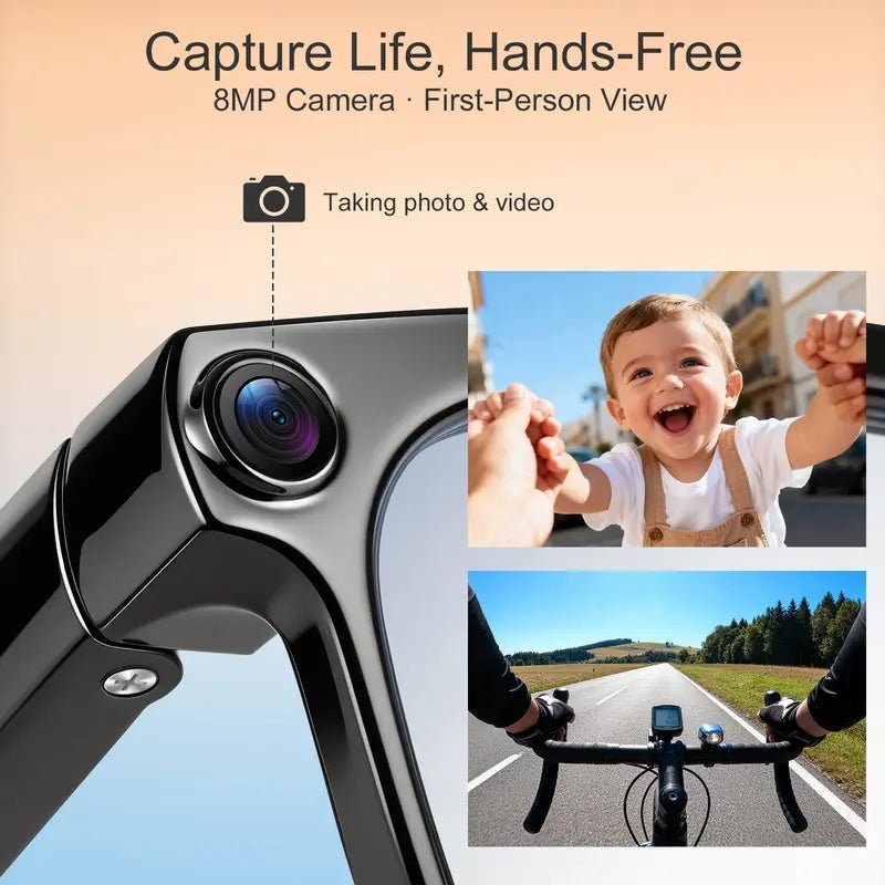 Nugentra™ Smart AI Translation Glasses with Touch Control and HD Camera - Nugentra
