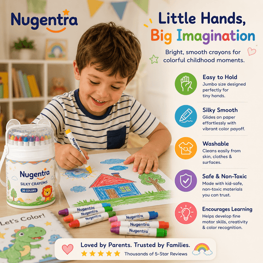 Nugentra™ Washable Twist Crayons - Nugentra