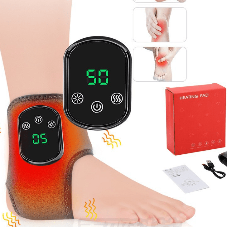 Rechargeable Ankle Heat Therapy Massager - Nugentra