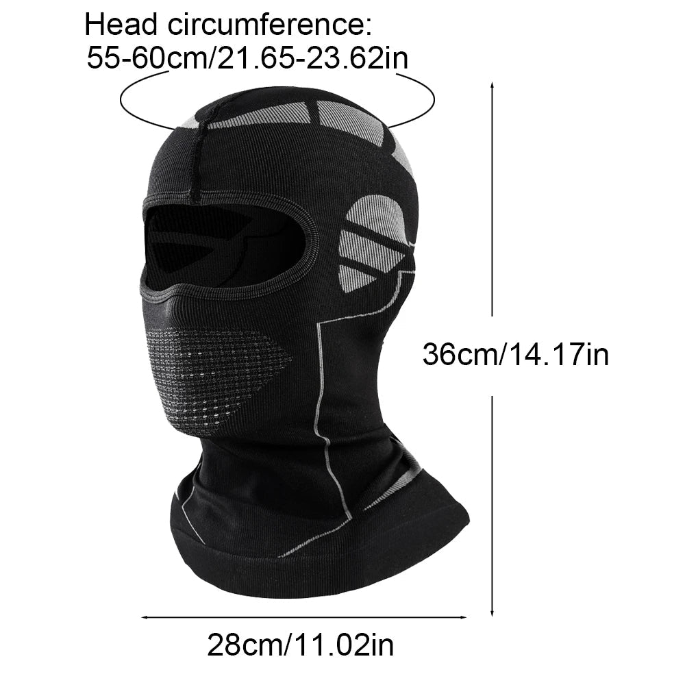 Unisex Winter Warm Balaclava Hat Elastic Breathable Full Face Mask for Cycling Outdoor Sports Cycling Skiing Motorcycle Bicycle - Nugentra
